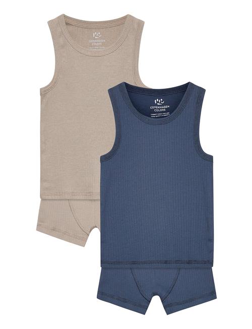 Copenhagen Colors | Rib Jersey 2Pack Tank-Top & Boxershorts | 98