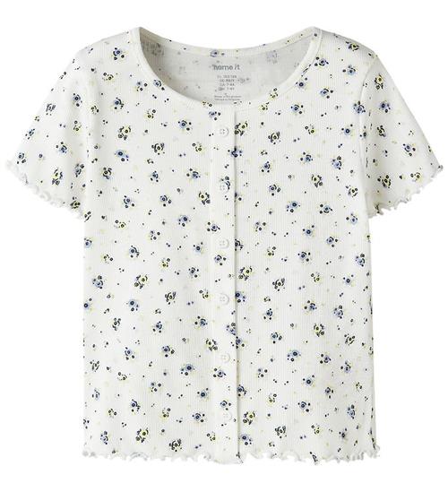 Name It Top - NkfVemia - Bright White/Floral