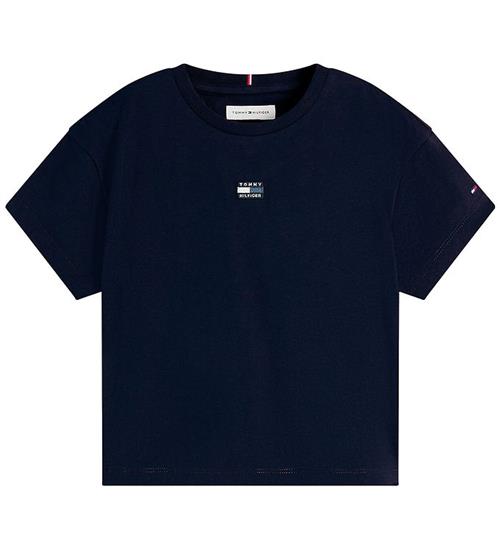 Tommy Hilfiger T-shirt - Flag - Dark Night Navy Blue