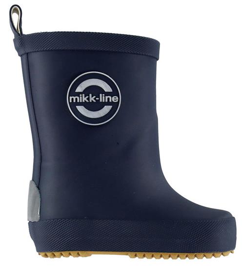 Mikk-Line Gummistøvler - Barfod - Wellies Solid - Blue Nights