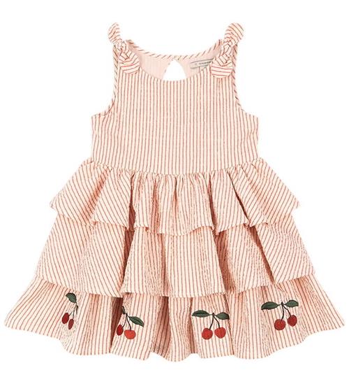 Konges Sløjd Kjole - Ellie - Amour Stripe m. Kirsebær