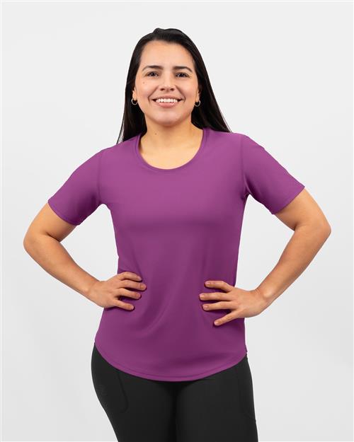 Vigga Fitted Lilac T-Shirt