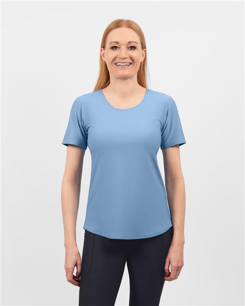 Vigga Fitted Skyblue T-Shirt