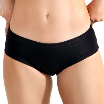 Bread & Boxers Bread and Boxers Cotton Hipsters Trusser 2P Sort økologisk bomuld X-Large Dame