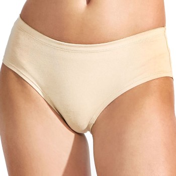 Bread & Boxers Bread and Boxers Cotton Hipsters Trusser 2P Beige økologisk bomuld X-Small Dame