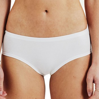 Bread & Boxers Bread and Boxers Cotton Hipsters Trusser 2P Hvid økologisk bomuld Large Dame