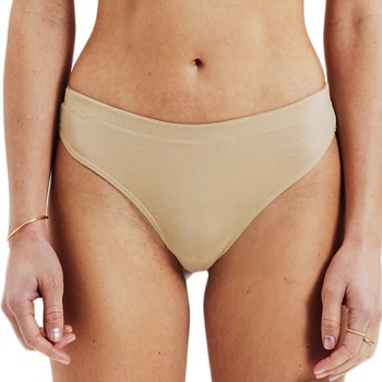 Bread & Boxers Bread and Boxers Modal Thong Trusser 2P Beige modal Medium Dame
