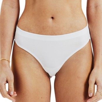 Bread & Boxers Bread and Boxers Modal Thong Trusser 2P Hvid modal Large Dame