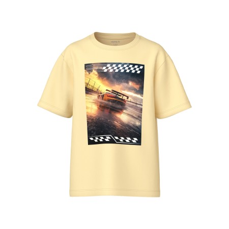 NAME IT T-shirt Voto Double Cream Race