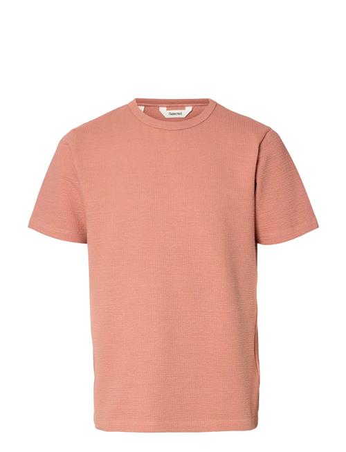Selected | Slhsander Seersucker Ss O-Neck Tee | M