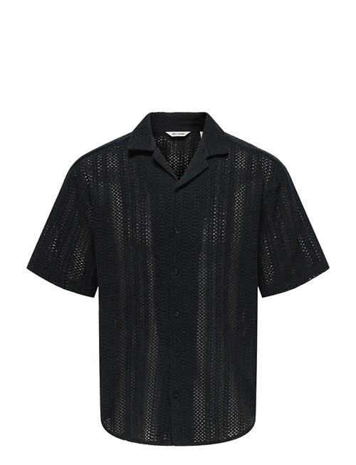 ONLY & SONS | Onsdani Crochet Ss Shirt Noos | XXL