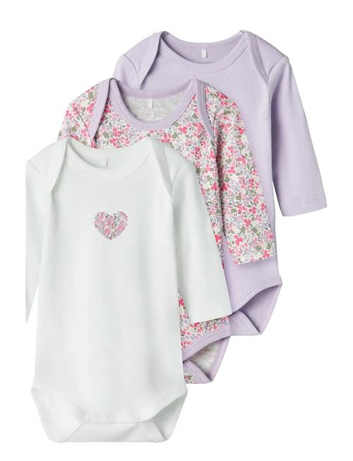 name it | Nbfbody 3P Ls Lilac Petit Flower Noos | 62