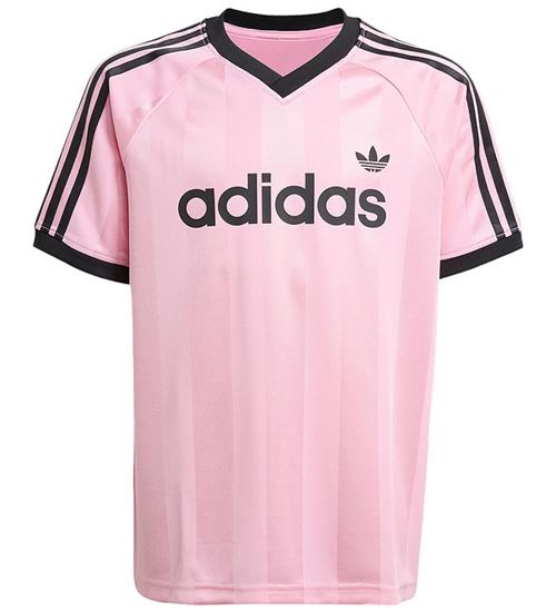 adidas Originals T-shirt - Light Pink m. Sort