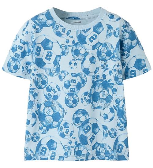 Name It T-shirt - NmmHootball - Subdued Blue