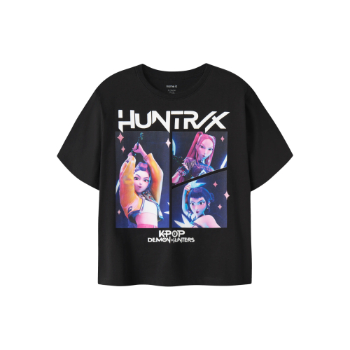 NAME IT T-shirt Mara Kpop Black