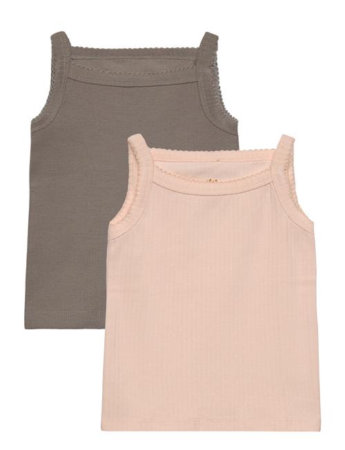 Copenhagen Colors | Rib Jersey 2-Pack Strap Tops | 92