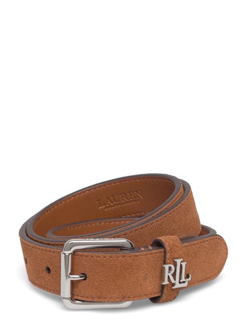 Lauren Ralph Lauren | Logo-Keeper Suede Skinny Belt | M
