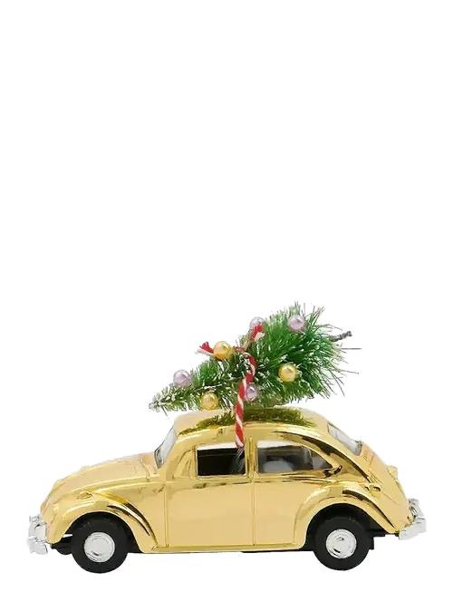 house doctor | Dekoration, Hdmini Xmas Car, Gylden | 8.5X3.5X5CM