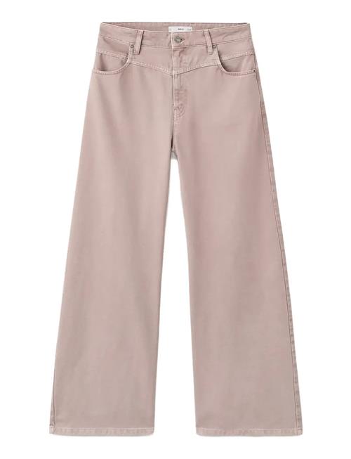 Mango | Wide Leg Mid-Rise Loose-Fit Jeans | 42