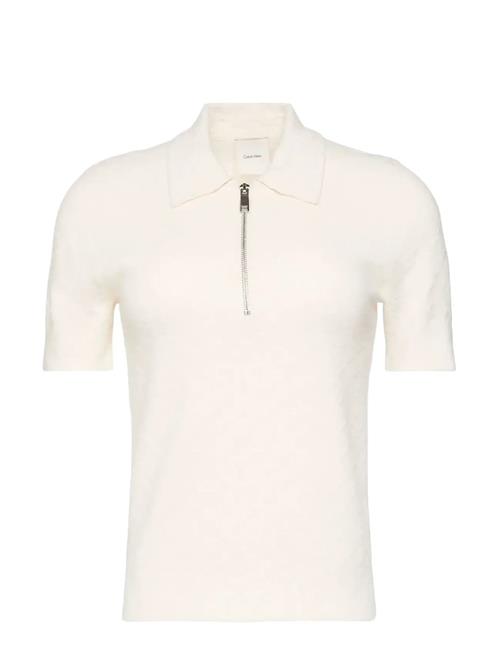 Calvin Klein | Aop Textured Ss Top | L