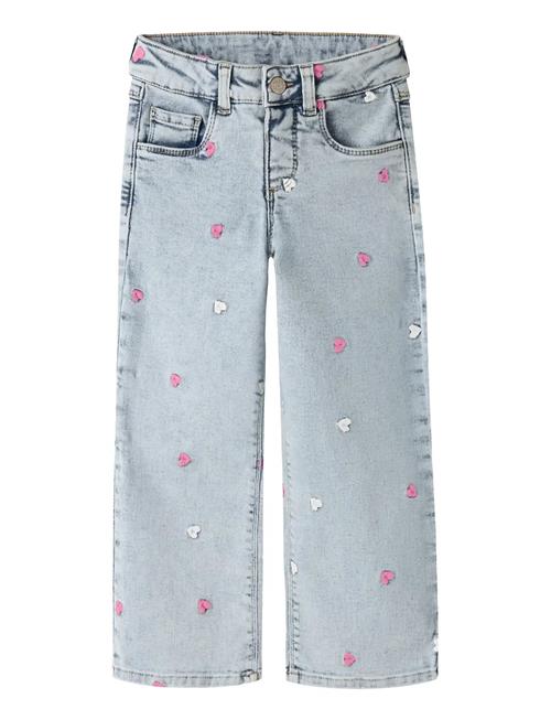 name it | Nmfrose Wide Emb Jeans 2633-Fr Noos | 128