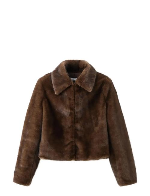 Mango | Faux-Fur Jacket With Lapels | XL