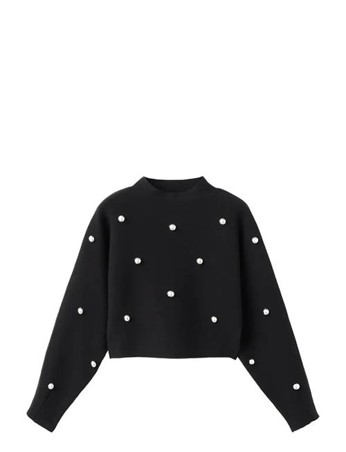 Mango | Perkins-Neck Sweater With Spheres | L