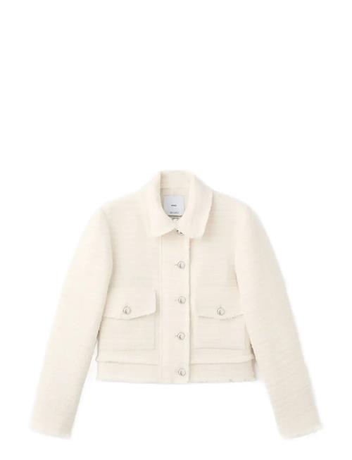 Mango | Tweed Jacket With Notched Lapel Collar | L