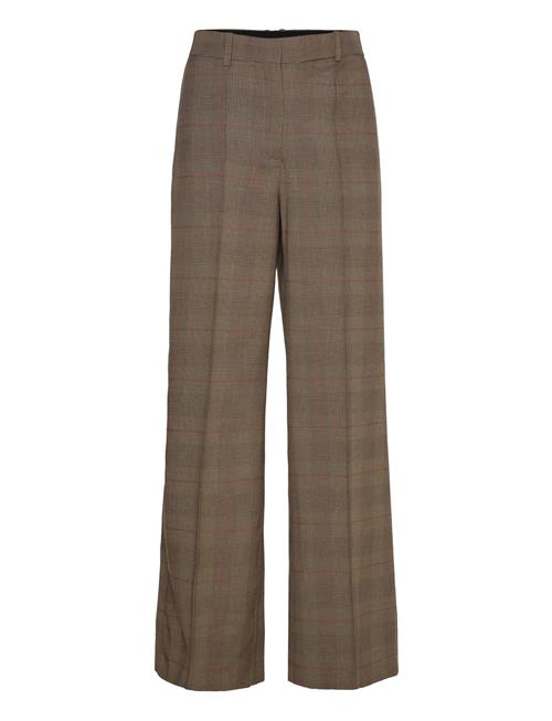 Mango | Wool-Blend Check Trousers | 40