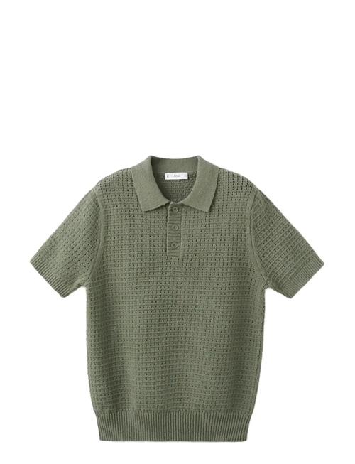 Mango | Waffle Knit Polo | XL