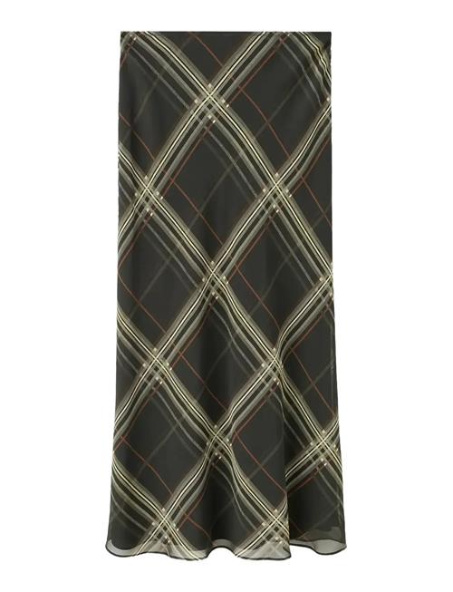 Mango | Checked Long Skirt | M