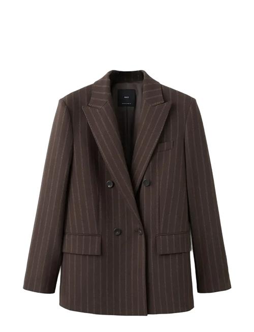 Mango | Double-Breasted Pinstripe Suit Jacket | XL