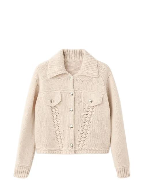 Mango | Knitted Jacket With Polo Collar | M