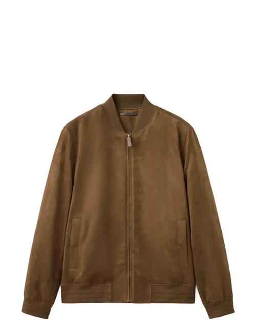 Mango | Suede-Effect Bomber Jacket | M