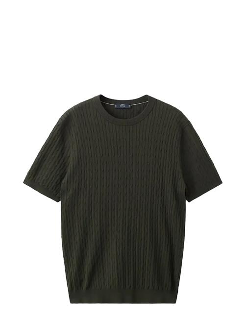 Mango | Cable Knit T-Shirt 100 Cotton | XL