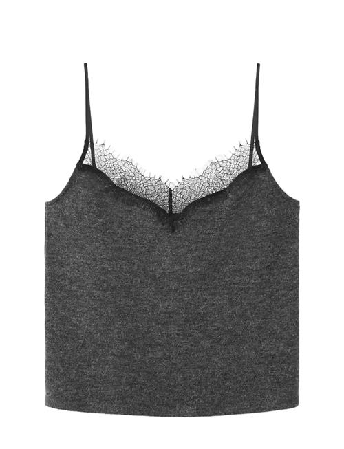 Mango | Top With Lace Neck | XS