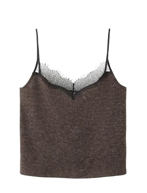 Mango | Top With Lace Neck | M