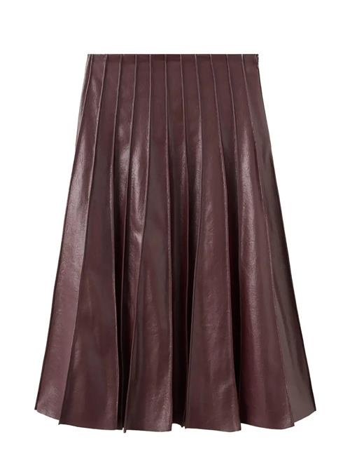 Mango | Faux-Leather Godet Skirt | 40