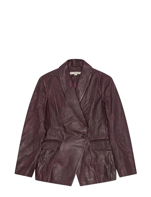 REMAIN Birger Christensen | Heavy Leather Blazer | 38