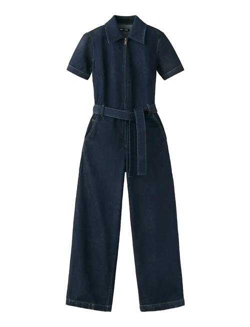 Mango | Belt Denim Jumpsuit | M