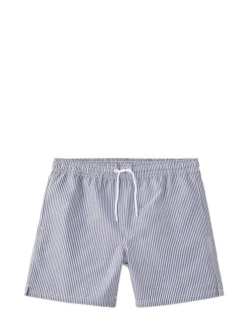 Mango | Seersucker Swimming Trunks | L