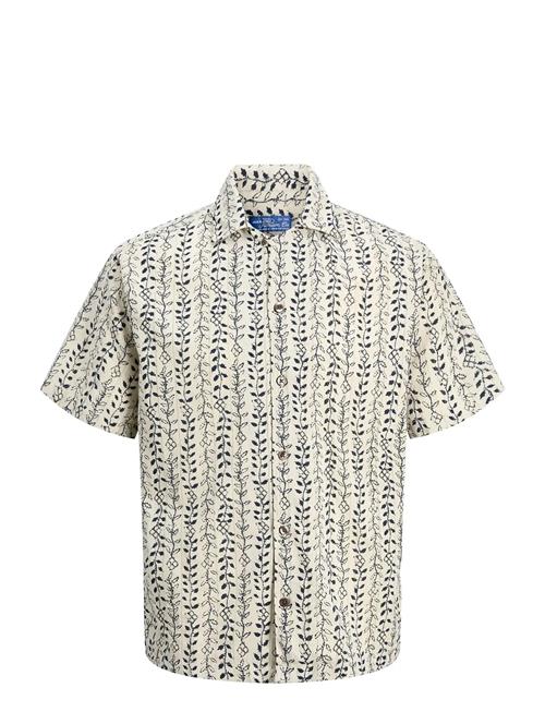 Jack & Jones | Jprblulyon Print Dobby S/S Shirt Sn | M