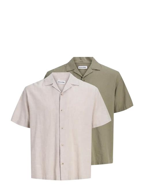 Jack & Jones | Jjesummer Linen Blend Resort Shirt 2Pkmp | XXL