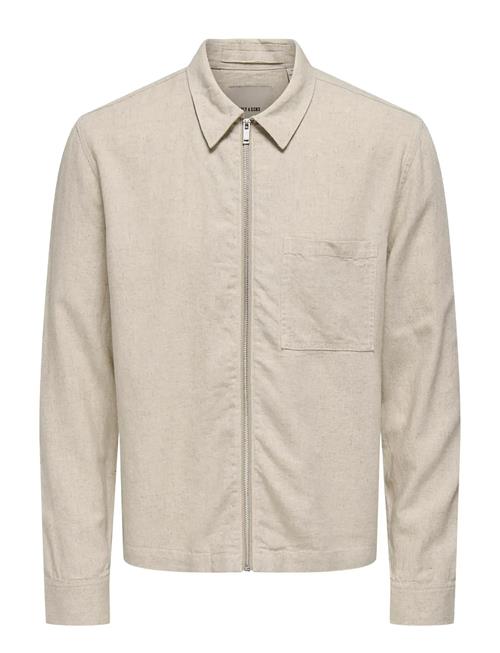 ONLY & SONS | Onstroy Ls Reg 0569 Zip Shirt Frml | XS