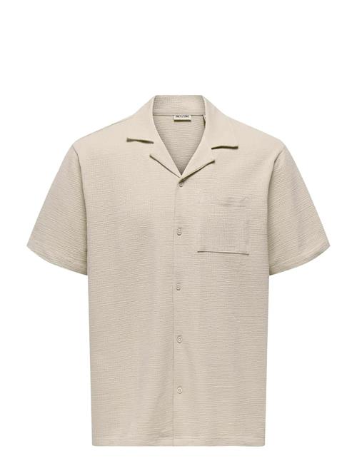 ONLY & SONS | Onskian Life Seersucker Ss Shirt Noos | L