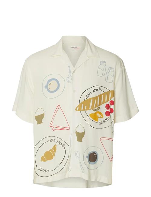 Selected | Slhrlxhotel Amour Print Ss Shirt | M