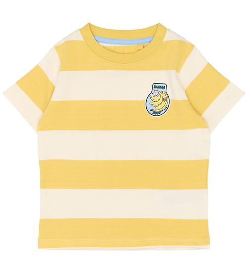 The New Siblings T-shirt - TnstTrevor - Cream Gold Striped