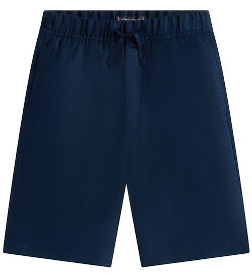 Tommy Hilfiger Shorts - Viskose/Hør - Dark Night Navy