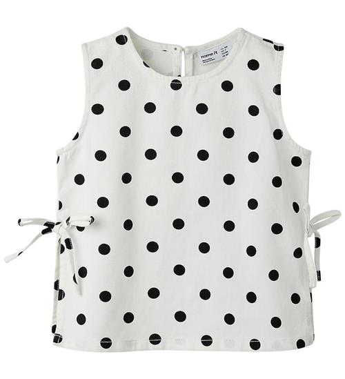 Name It Top - NkfDot - Antique White/Dot