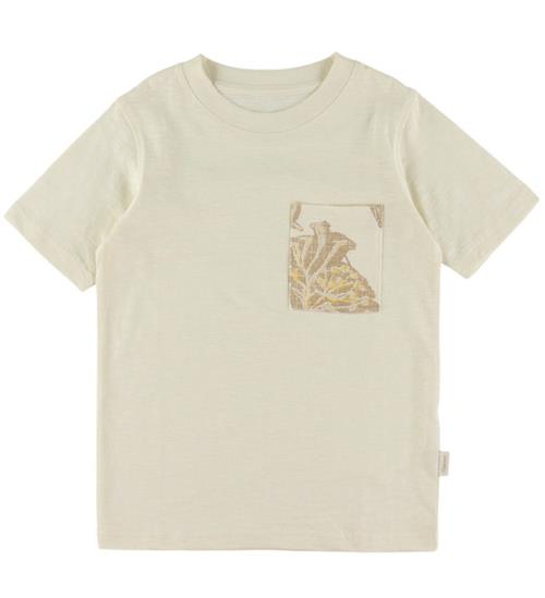Jack & Jones T-shirt - JorMontauk - Antique White m. Lomme